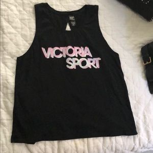 Victoria’s Secret tank top. With cool back. Size L